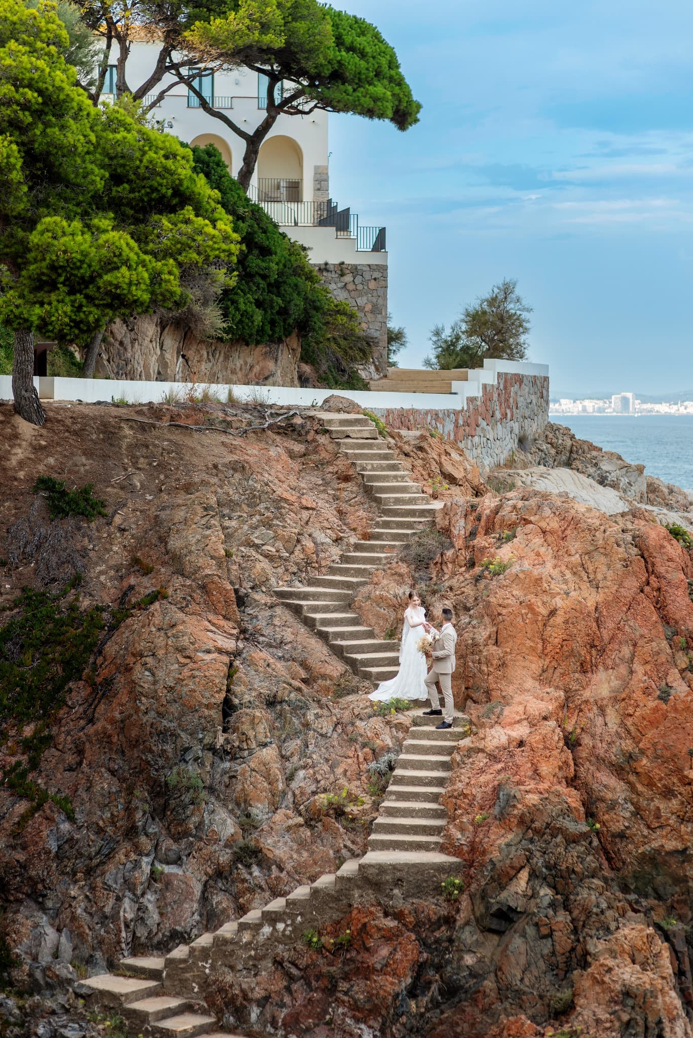 Engagement session at sunset